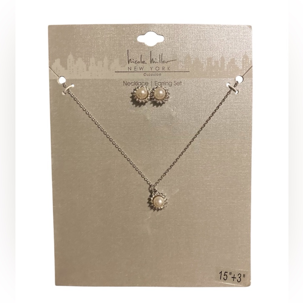 Nicole Miller Necklace and Earring Set